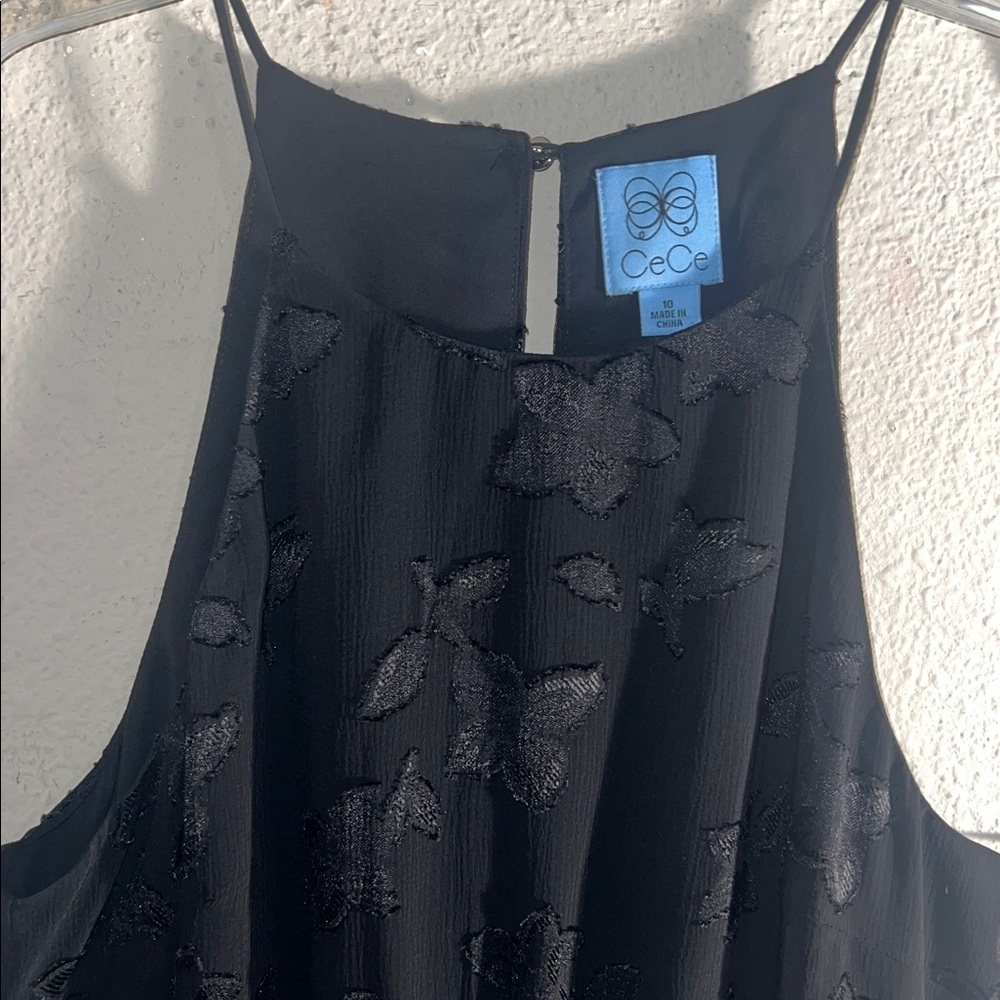 NWT CeCe Black High Low Dress